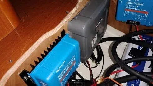 1702 Yacht Photos Pics Electrical components inside a 2010 Beneteau Oceanis 43 yacht.