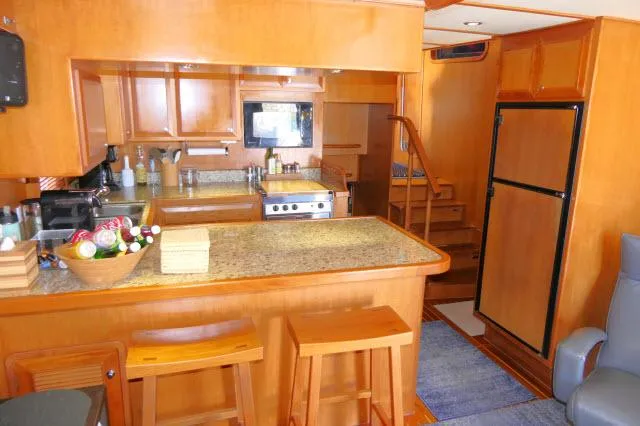 Sea Ya Soon Yacht Photos Pics Galley aft