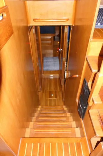 Sea Ya Soon Yacht Photos Pics Stairs to staterooms