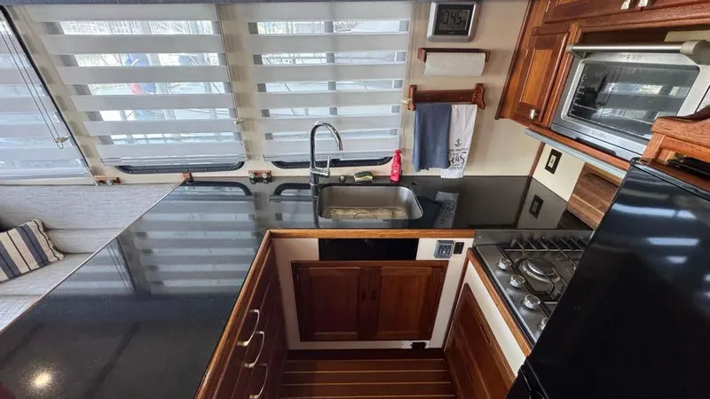 New Bearings Yacht Photos Pics 2000 Nordic Tug 42 Galley