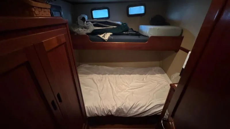 New Bearings Yacht Photos Pics 2000 Nordic Tug 42 VIP Bunk Room