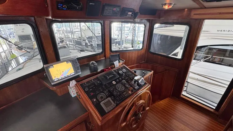 New Bearings Yacht Photos Pics 2000 Nordic Tug 42 Pilothouse Helm