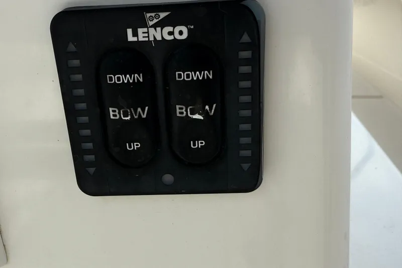  Yacht Photos Pics Lenco trim tab control panel on 2008 Contender 31 Cuddy boat.
