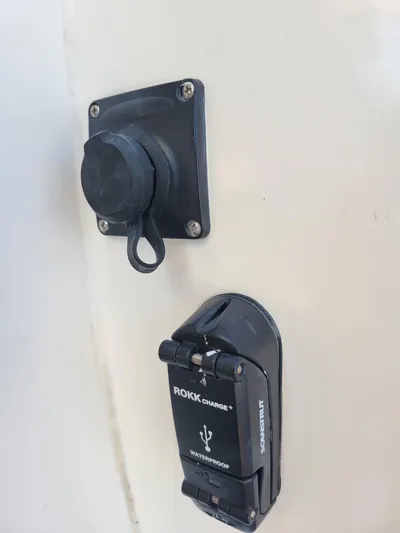  Yacht Photos Pics USB and power outlet on 2006 Fountaine Pajot LAVEZZI catamaran.