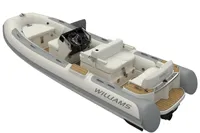 2025 Williams Jet Tenders Dieseljet 505, luxury inflatable boat with sleek design and modern features.