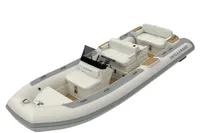 2025 Williams Jet Tenders Dieseljet 505, luxury inflatable boat with sleek design and seating.