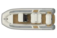 2025 Williams Jet Tenders Dieseljet 505, top view, luxury inflatable boat design.