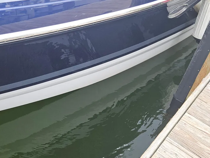  Yacht Photos Pics 2018 Formula 350 Sun Sport boat docked at marina.