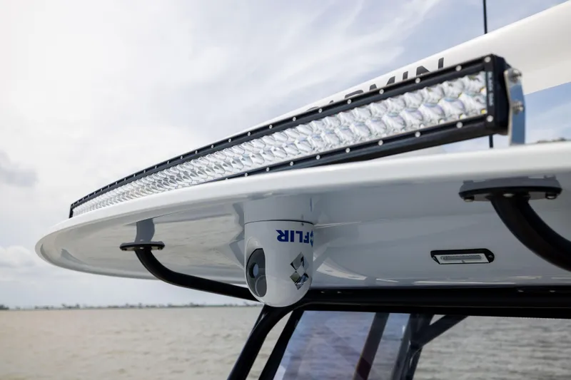  Yacht Photos Pics 2025 Freeman 42 LR boat with advanced lighting and camera system.