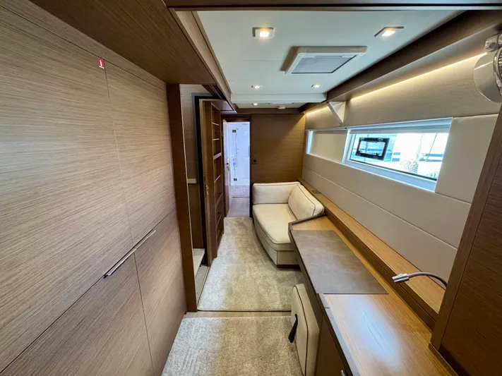 Promprang Yacht Photos Pics Luxurious interior of 2020 Lagoon 50 yacht with modern furnishings and sleek design.