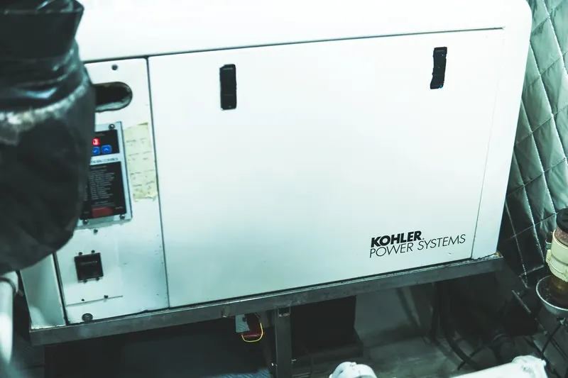  Yacht Photos Pics Kohler Power Systems generator in 2005 Canados 72 S yacht engine room.