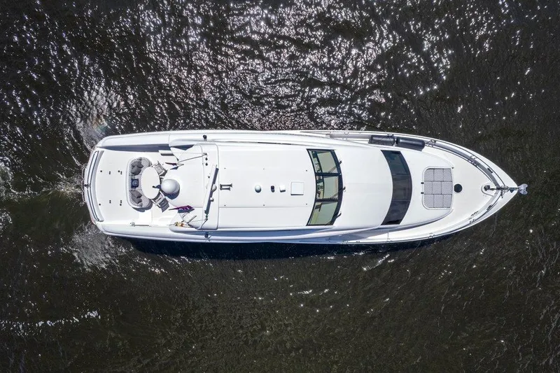 Fomo2 Yacht Photos Pics Lazzara 80 Fomo2 - Aerial Profile