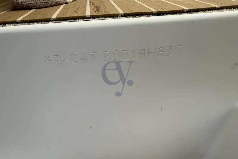  Yacht Photos Pics Hull identification number on 2016 Catana Group Bali 4.0 catamaran.