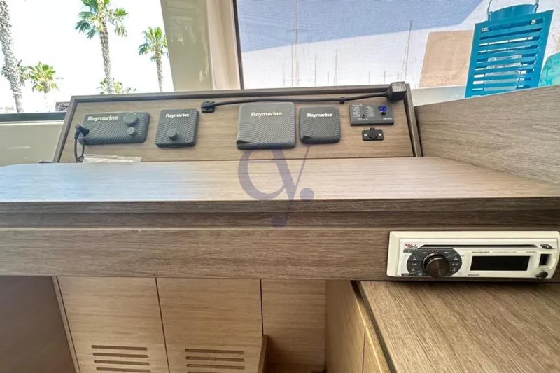  Yacht Photos Pics Control panel of 2016 Catana Group Bali 4.0 yacht with Raymarine equipment.