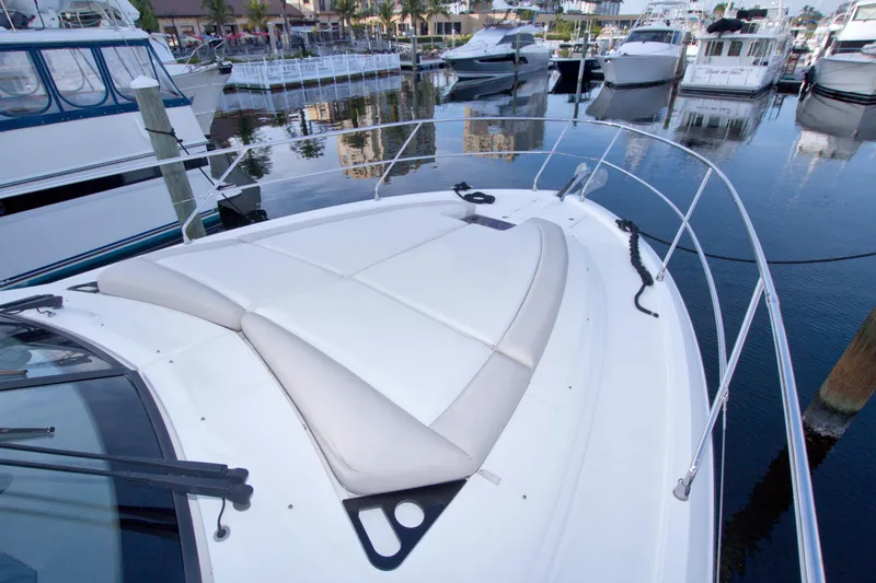 Gail Force Yacht Photos Pics 2019 Beneteau Gran Turismo 50 yacht with spacious deck in marina setting.