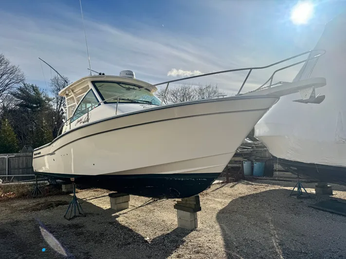  Yacht Photos Pics 2018 Grady-White Express 330 boat elevated outdoors.