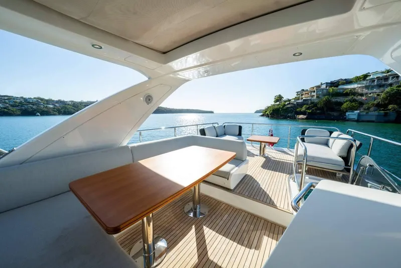  Yacht Photos Pics Luxurious 2018 Azimut Flybridge yacht with spacious deck and scenic ocean view.