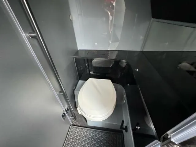  Yacht Photos Pics 2024 BRABUS Shadow 1000 ST luxury boat bathroom interior.