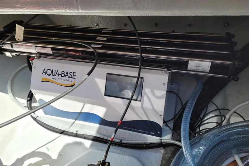  Yacht Photos Pics Aqua-Base watermaker system installed in a 2021 Lagoon 46 yacht.