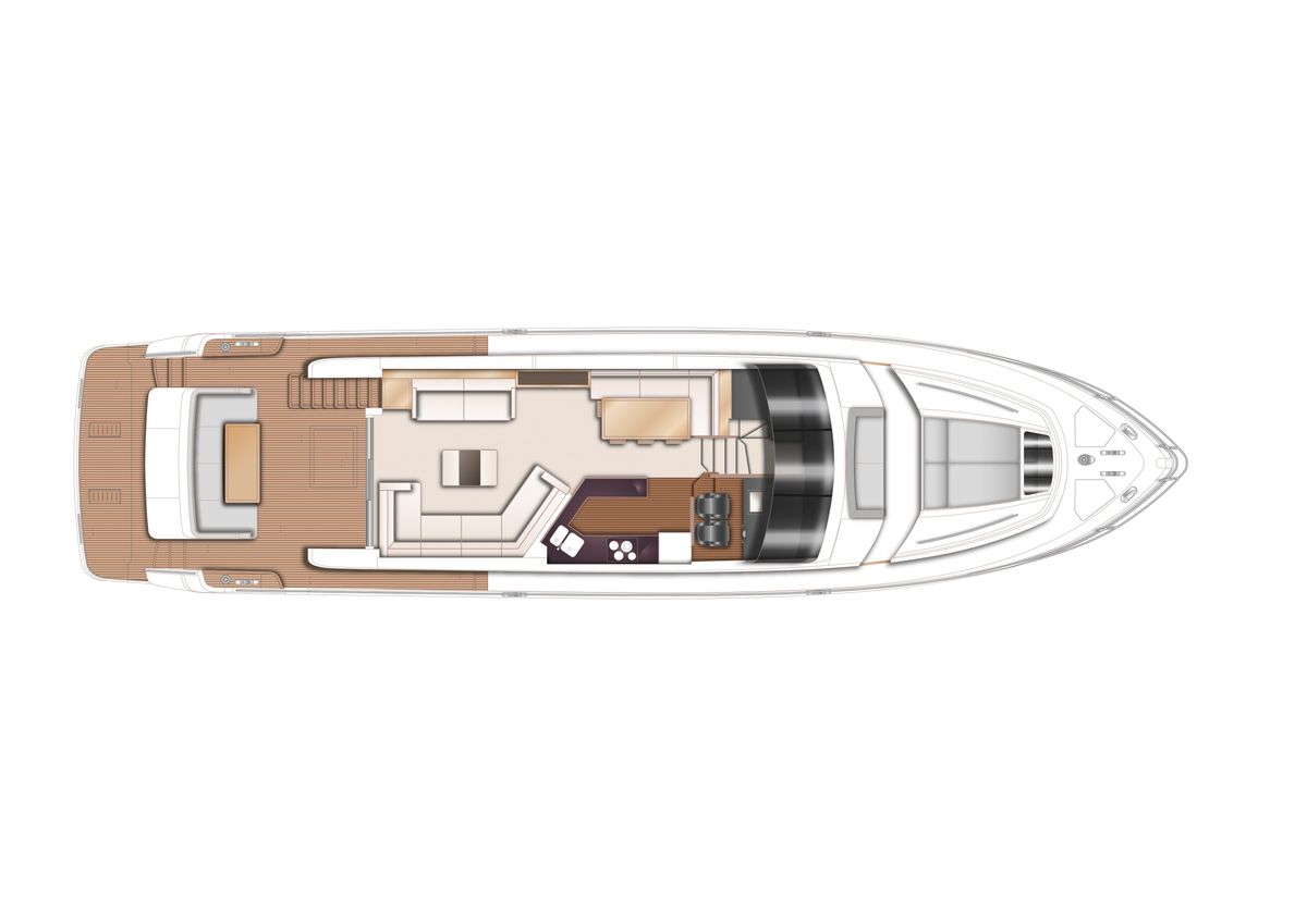 2015 Princess 73 