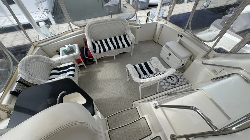 Annie B Yacht Photos Pics Upper Deck looking aft