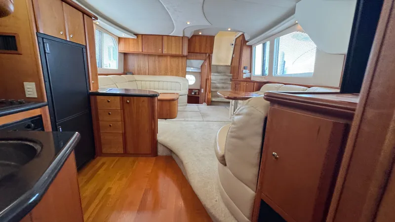 Annie B Yacht Photos Pics Salon_Galley looking aft