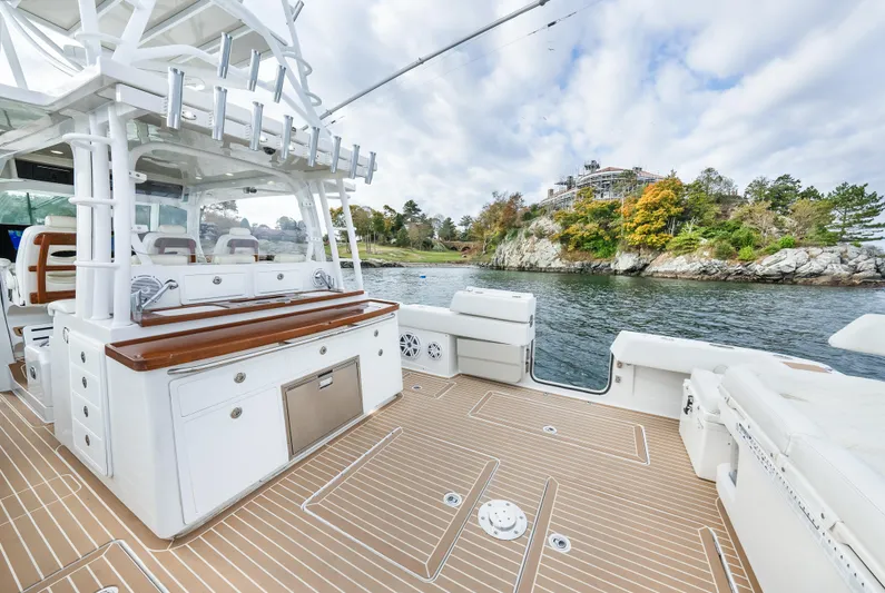 Liberado Yacht Photos Pics Aft Deck Overview