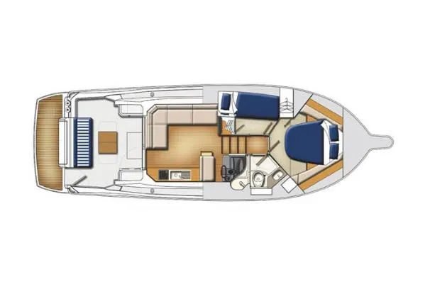  Yacht Photos Pics Manufacturer Provided Image: Cabin Layout