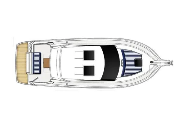  Yacht Photos Pics Manufacturer Provided Image: Deck Layout