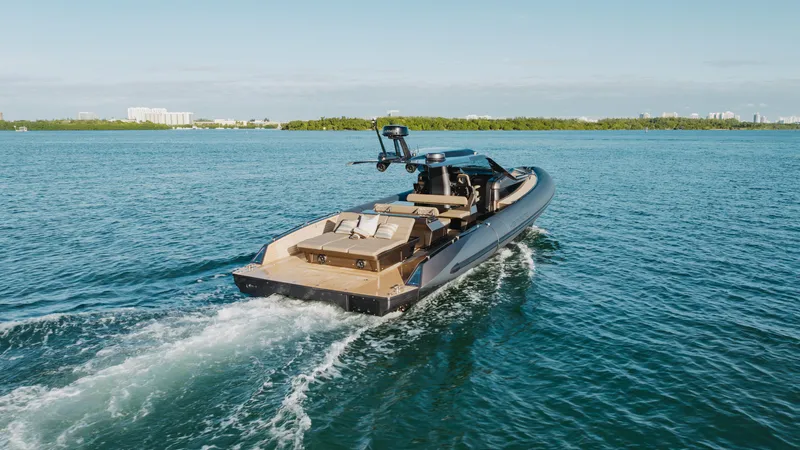 Anvera 48 Yacht Photos Pics Anvera 48 luxury yacht cruising on open water, 2025 model.