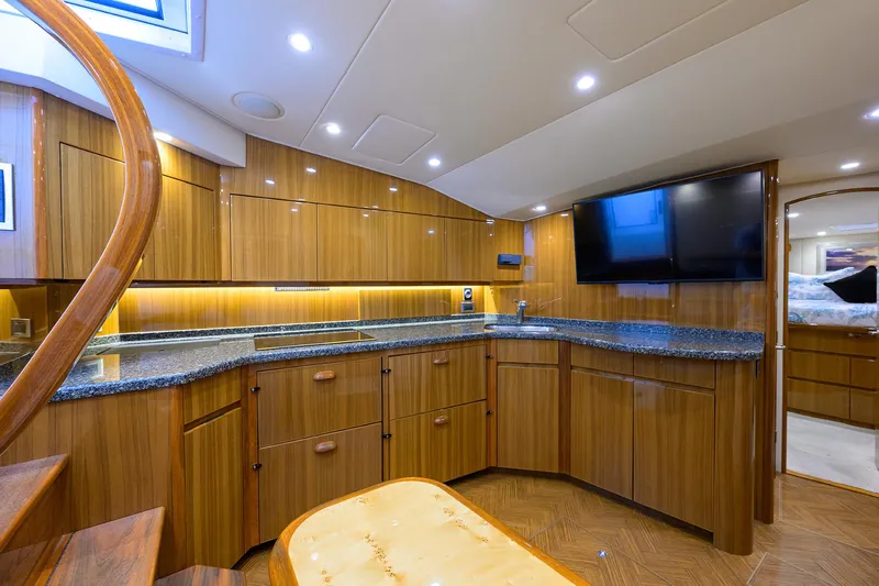 R&r Yacht Photos Pics Viking 52 R&R - Interior Galley