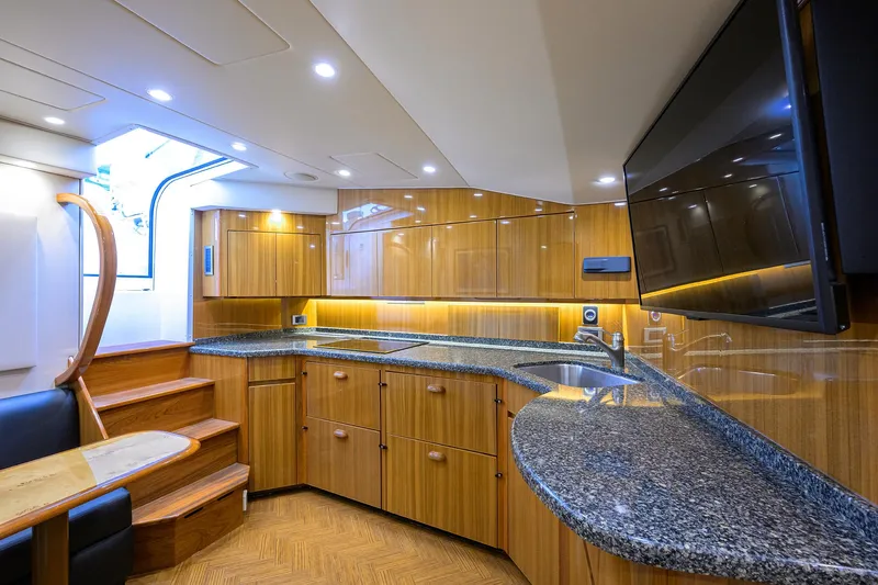 R&r Yacht Photos Pics Viking 52 R&R - Interior Galley