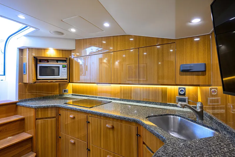 R&r Yacht Photos Pics Viking 52 R&R - Interior Galley