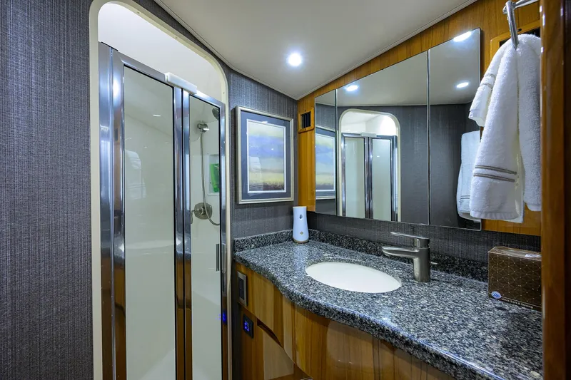 R&r Yacht Photos Pics Viking 52 R&R - Interior Head