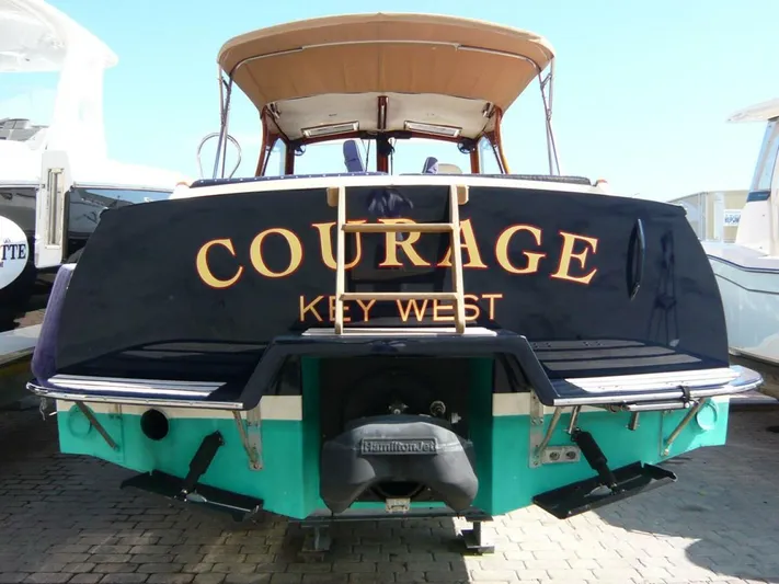 Courage Yacht Photos Pics Hinckley 36 Classic 1998 boat named "Courage" docked in Key West.