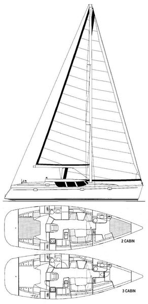 2001 Jeanneau Sun Odyssey 43 DS