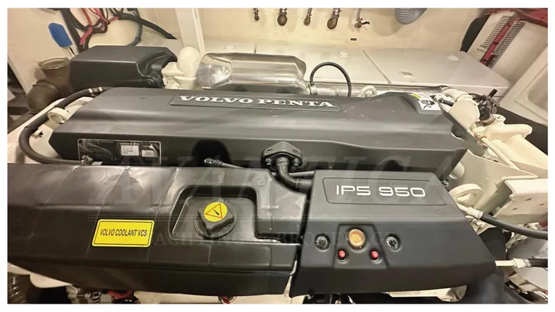  Yacht Photos Pics Volvo Penta IPS 950 engine in a 2016 Prestige 620 yacht.