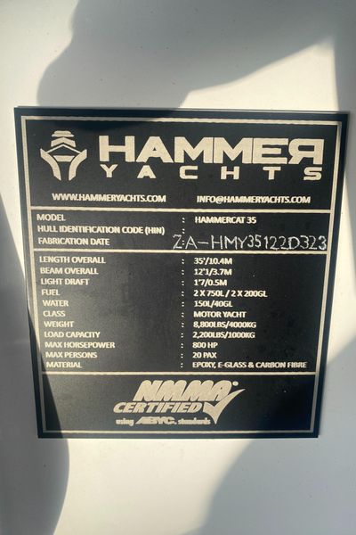 2024 Hammer Yachts HammerCat 35
