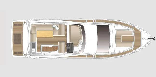  Yacht Photos Pics Sealine F530 - Layout - Fly