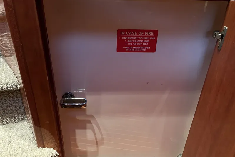  Yacht Photos Pics Engine Room Access (from galley)