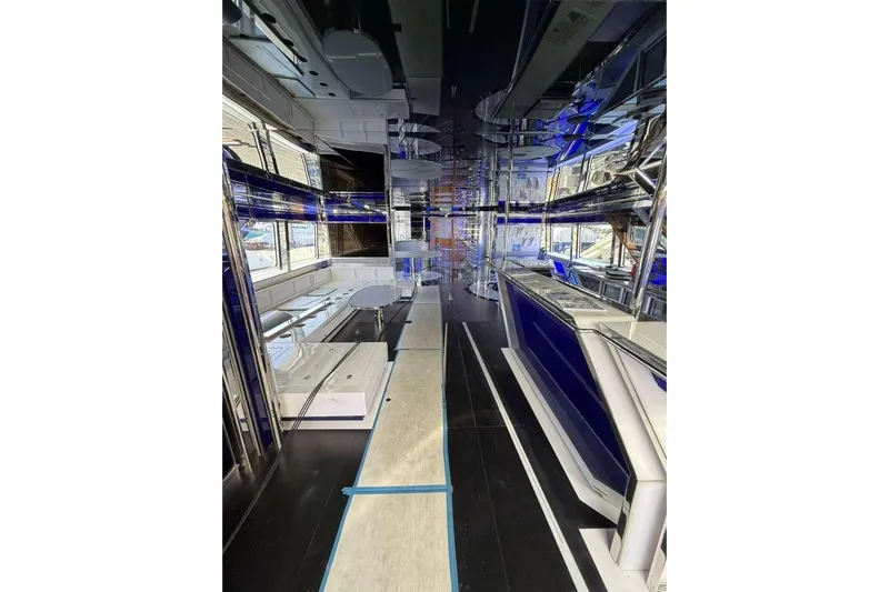 1992/2016 Heesen Motor Yacht Yacht Photos Pics Luxurious interior of 1992 Heesen 141 Motor Yacht with modern design elements.