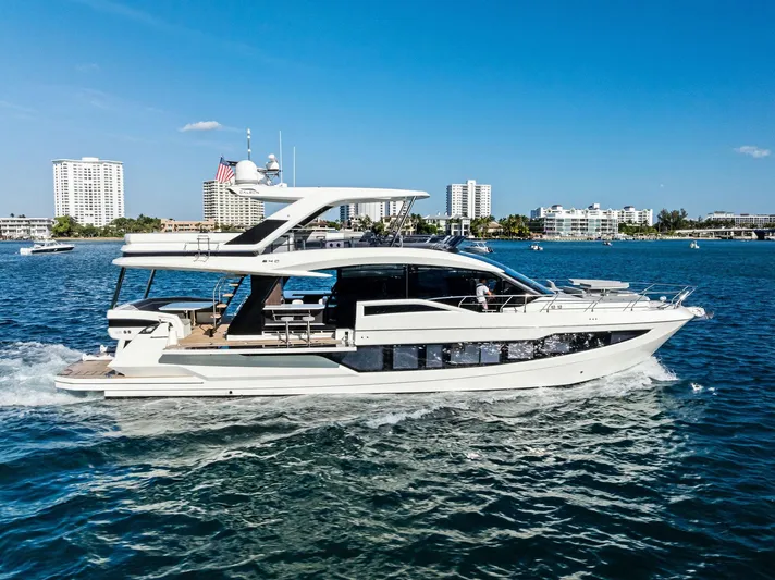 Food Fighter Yacht Photos Pics 2023 Galeon 640 Flybridge- FOOD FIGHTER- STBD Profile