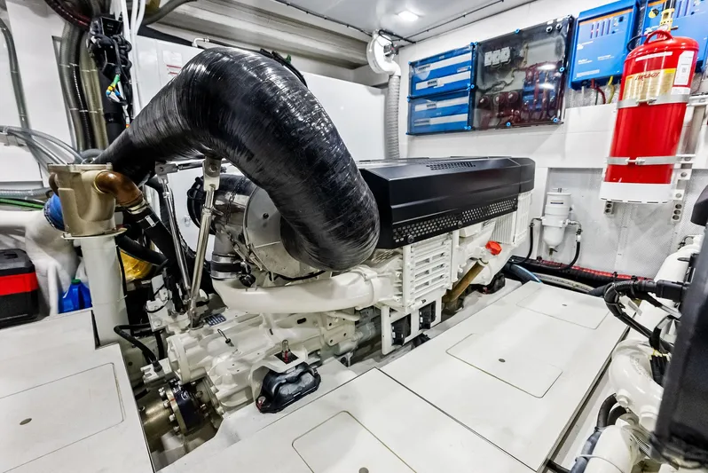 Food Fighter Yacht Photos Pics 2023 Galeon 640 Flybridge- FOOD FIGHTER- Engine Room