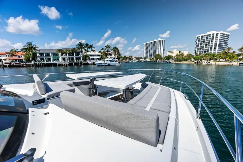 Food Fighter Yacht Photos Pics 2023 Galeon 640 Flybridge- FOOD FIGHTER- Bow