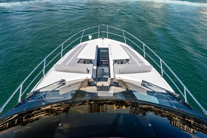 Food Fighter Yacht Photos Pics 2023 Galeon 640 Flybridge- FOOD FIGHTER- Bow