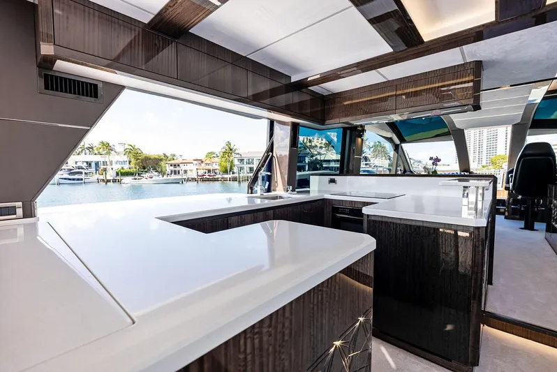 Food Fighter Yacht Photos Pics 2023 Galeon 640 Flybridge- FOOD FIGHTER- Galley