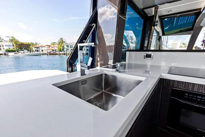Food Fighter Yacht Photos Pics 2023 Galeon 640 Flybridge- FOOD FIGHTER- Galley
