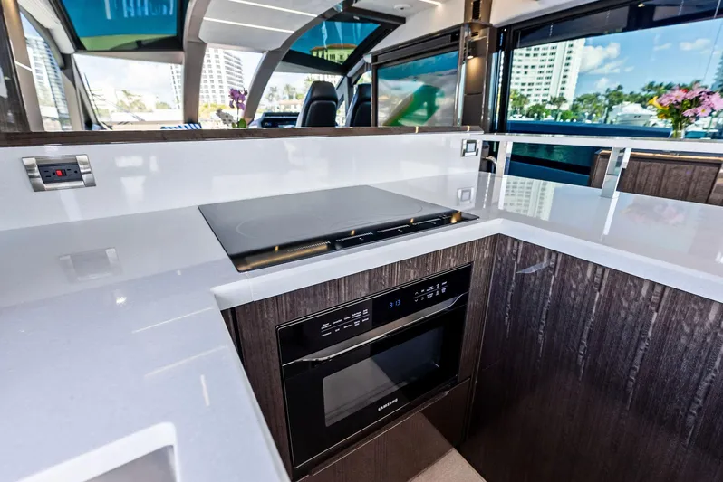 Food Fighter Yacht Photos Pics 2023 Galeon 640 Flybridge- FOOD FIGHTER- Galley