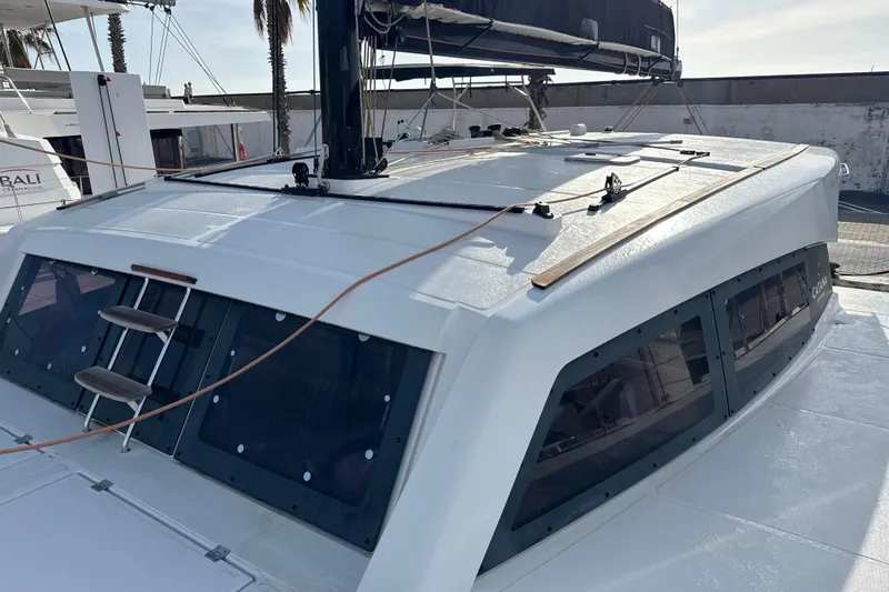 Alter Ego Yacht Photos Pics 2023 Catana 50 Ocean Class catamaran deck with sleek design and modern features.