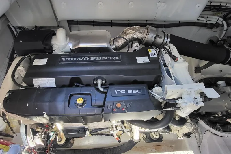  Yacht Photos Pics Volvo Penta IPS 950 engine in 2023 VanDutch 56 yacht.
